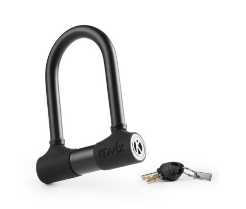 Kłódka U-Lock z alarmem KOVIX KTL14-150 czarna
