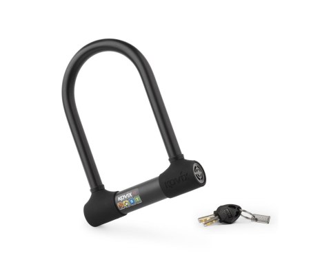 Kłódka U-Lock z alarmem KOVIX KTL16-210 czarna Kłódka U-Lock z alarmem KOVIX KTL16-210 czarna
