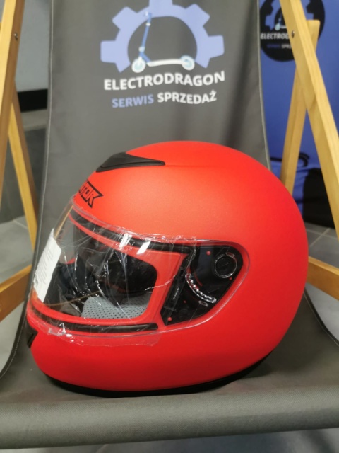 KASK MOTOCYKLOWY Z SZYBĄ INTEGRALNY NA MOTOR SKUTER M