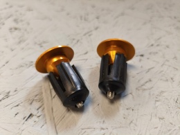 Korki zaślepki kierownicy hulajnogi elektrycznej złote