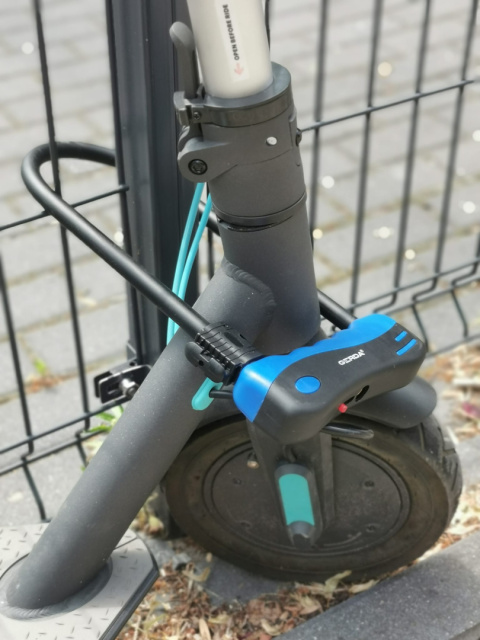 Zapięcie do hulajnogi elektrycznej Gerda U-lock Ultra 320/165W